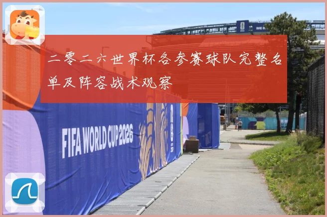二零二六世界杯各参赛球队完整名单及阵容战术观察